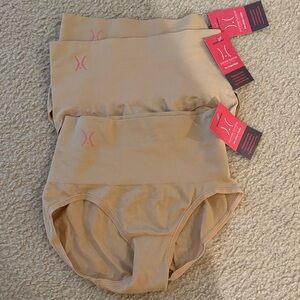 Women's High-Waist Shapewear in Beige Size S/M